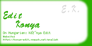 edit konya business card